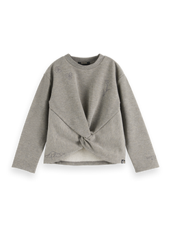 GLITTER FASHION FIT CREWNECK