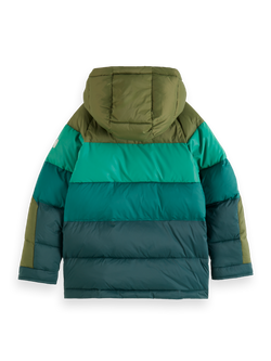 COLOURBLOCK PADDED JACKET