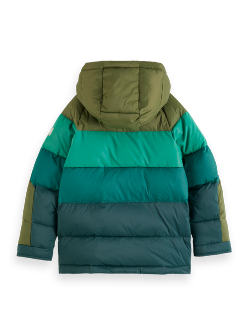 COLOURBLOCK PADDED JACKET