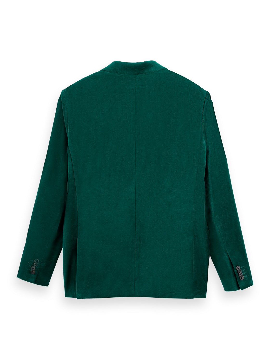 DOUBLE-BREASTED VELVET PARTY BLAZER
