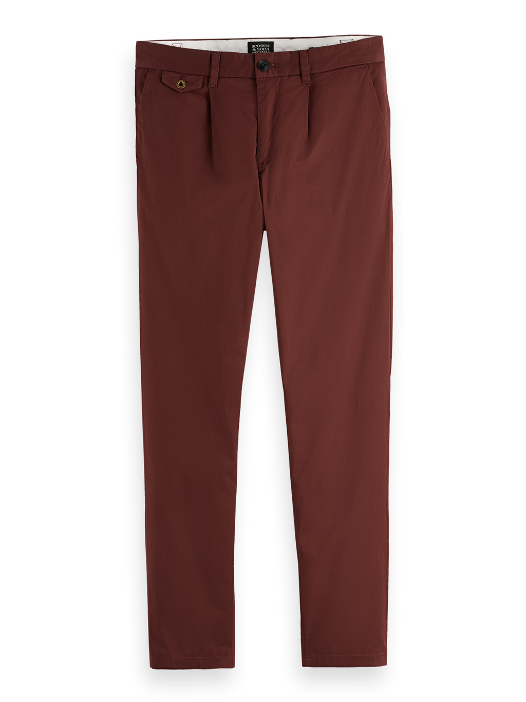 BLAKE - PLEATED SATINE CHINO