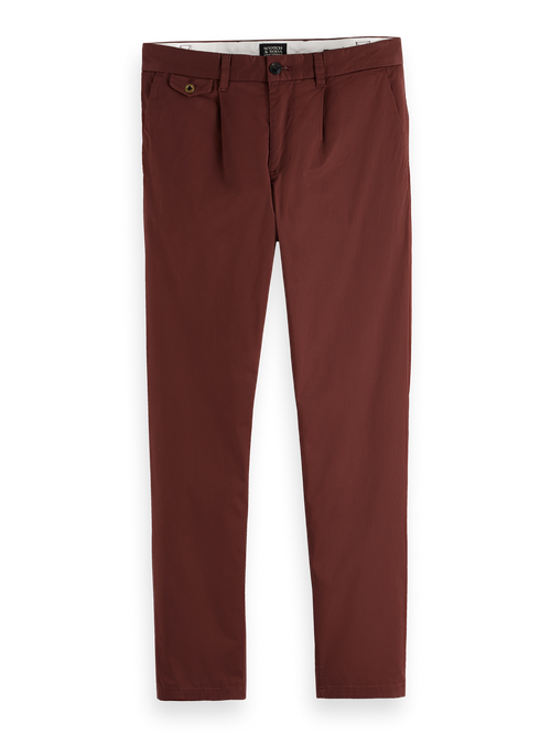 BLAKE - PLEATED SATINE CHINO