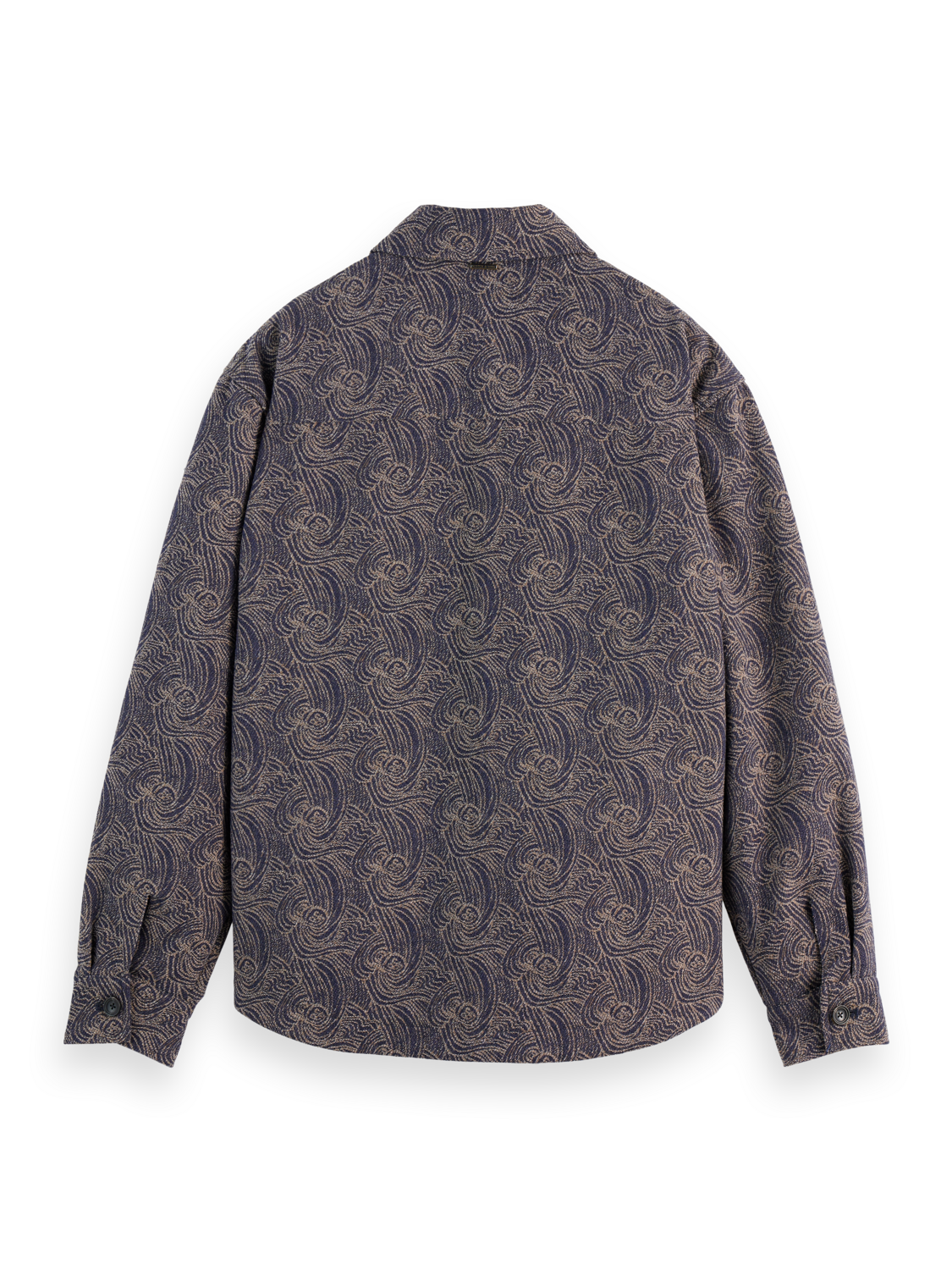 JACQUARD WOOL-BLEND OVERSHIRT