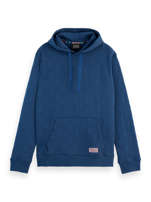 JACQUARD TERRY HOODIE