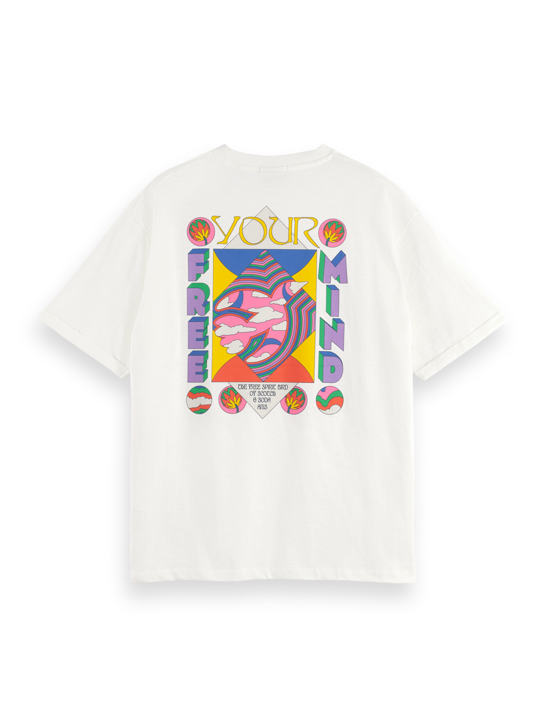 LOOSE FIT BACK ARTWORK T-SHIRT – Scotch & Soda Amsterdam