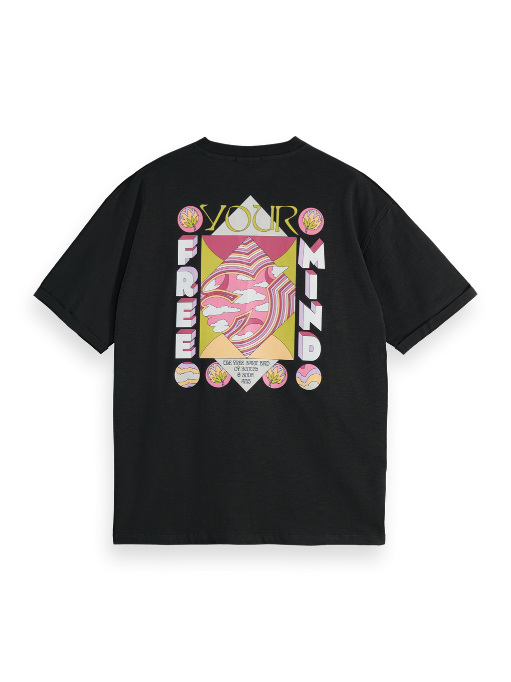 LOOSE FIT BACK ARTWORK T-SHIRT – Scotch & Soda Amsterdam