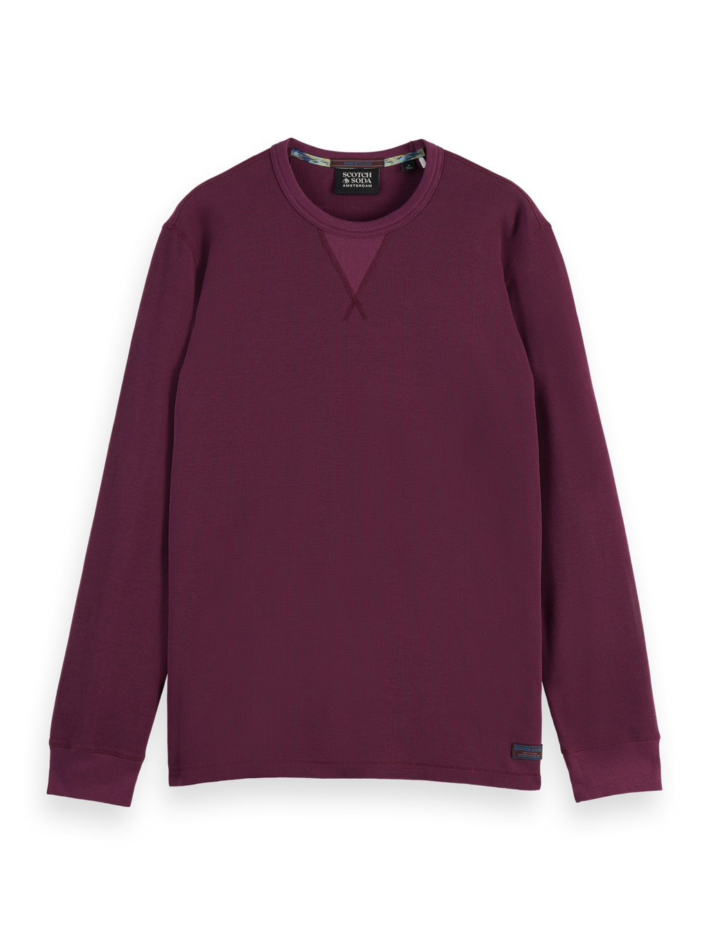 WAFFLE T-SHIRT LS