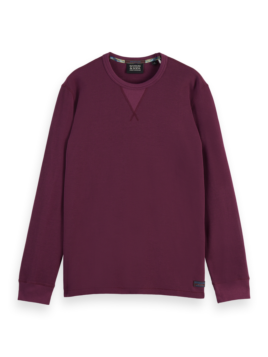 WAFFLE T-SHIRT LS