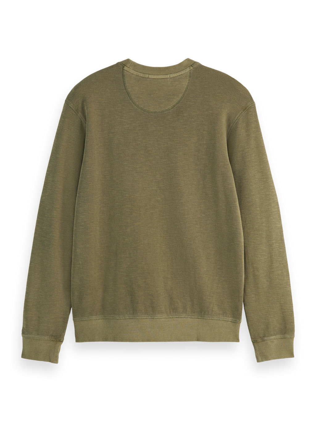 GARMENT DYED STRUCTURED SWEATSHIRT