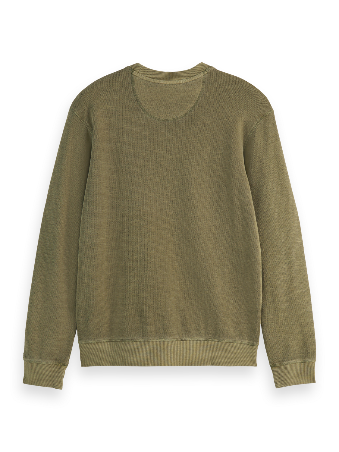 GARMENT DYED STRUCTURED SWEATSHIRT