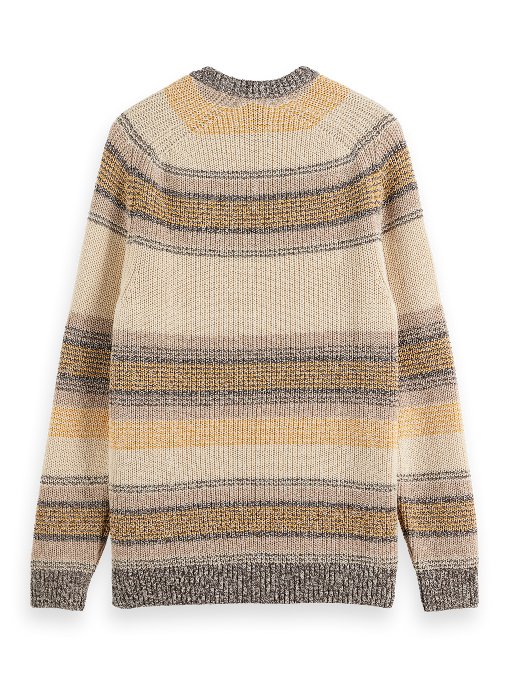 GRADIENT COTTON STRIPES SWEATER