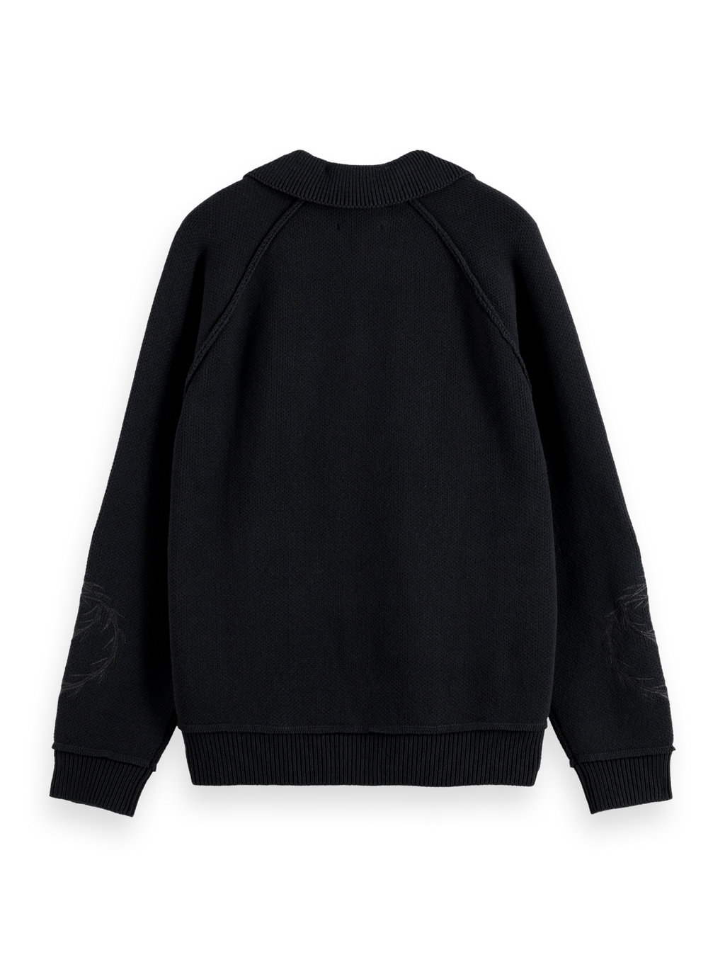 POLO LONG SLEEVES  DROPPED SHOULDER SWEATER