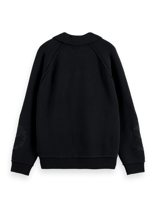 POLO LONG SLEEVES  DROPPED SHOULDER SWEATER