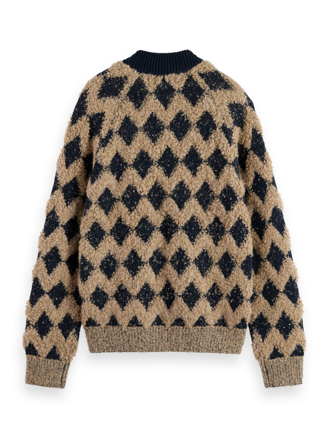 TEXTURED JACQUARD BOMBER