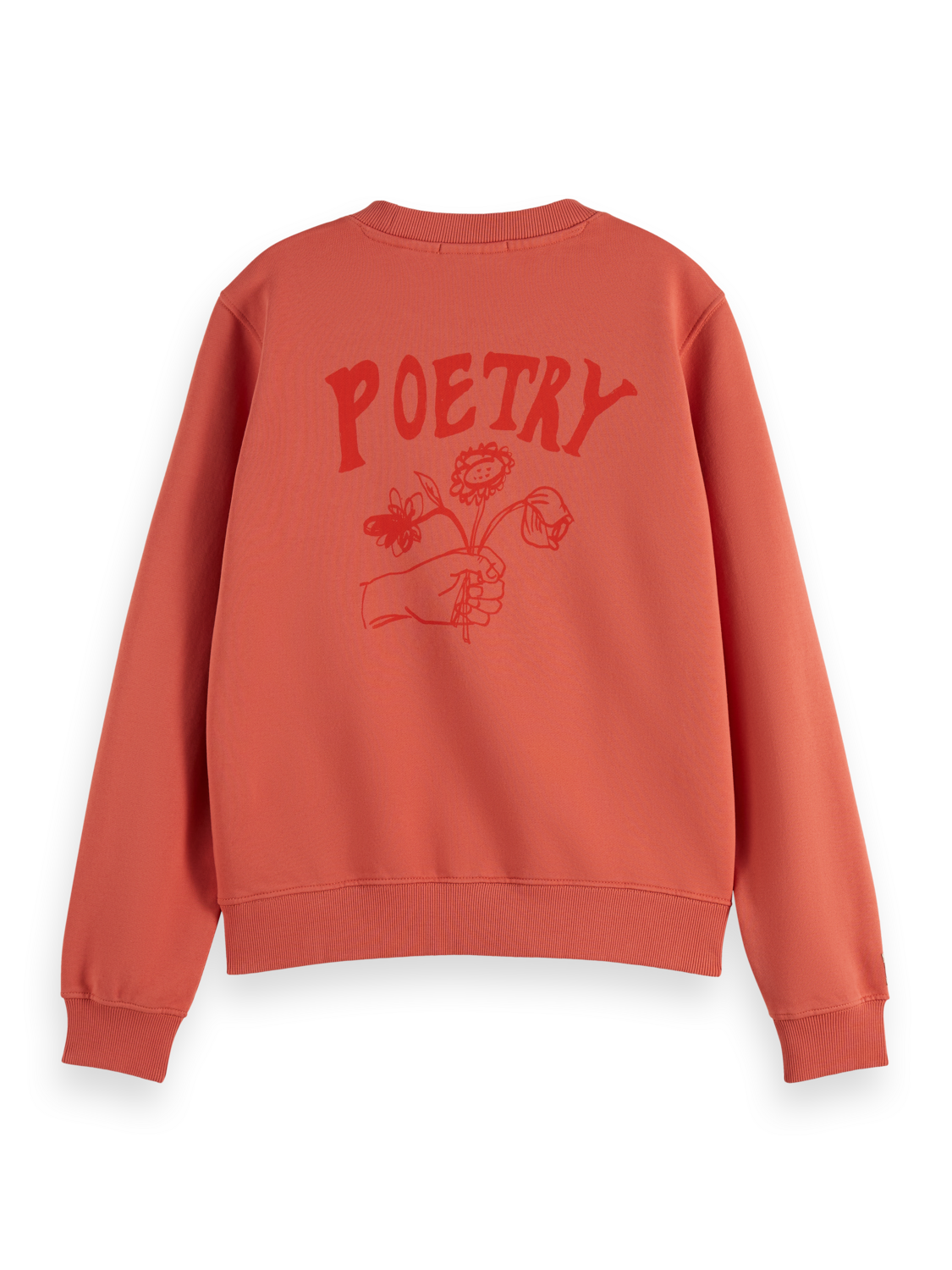 Regular fit sweatshirt with front and back artwork – Scotch Soda