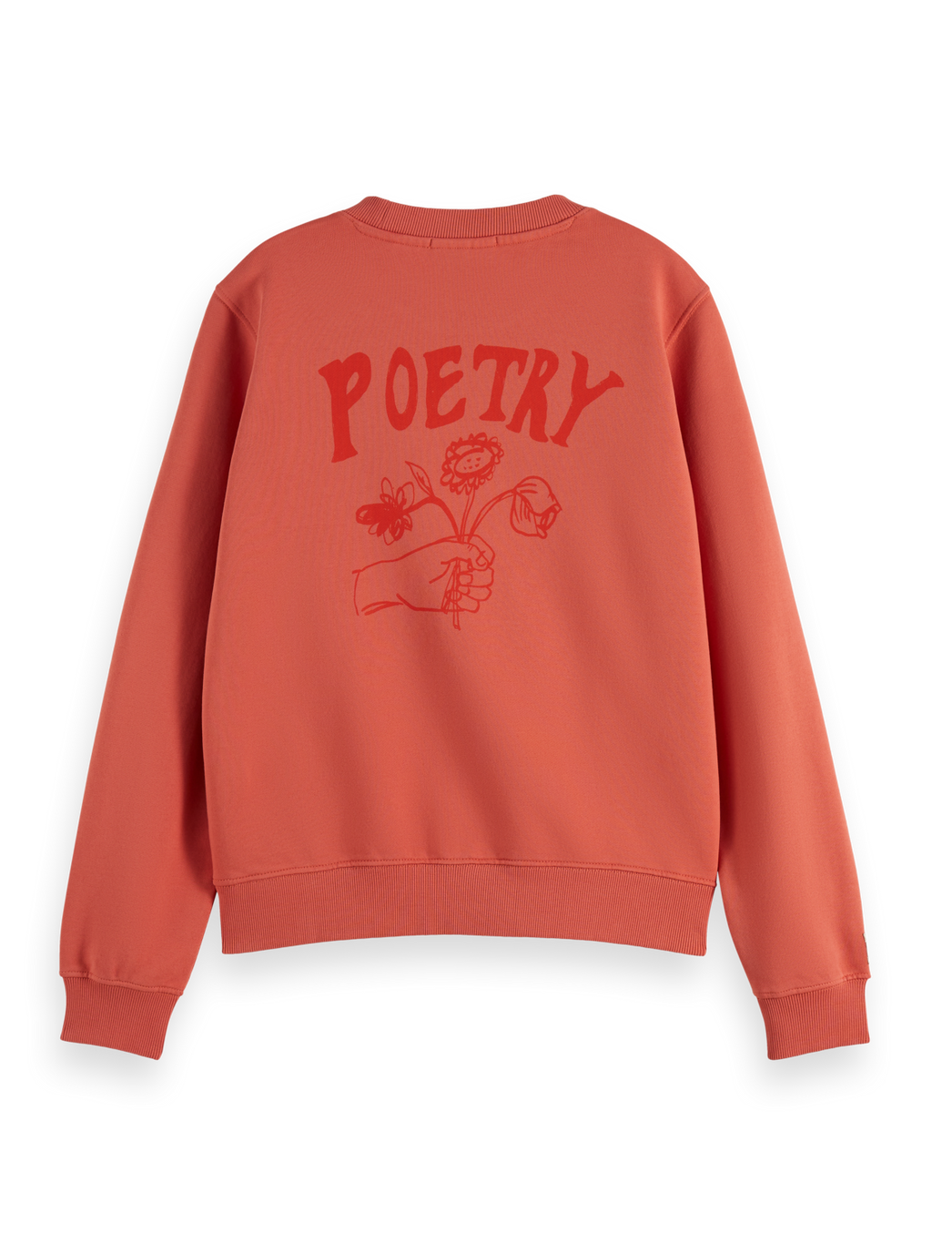 REGULAR FIT SWEATSHIRT WITH FRONT AND BACK ARTWORK