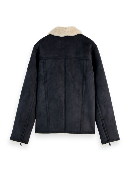 FAUX SHEERLING JACKET