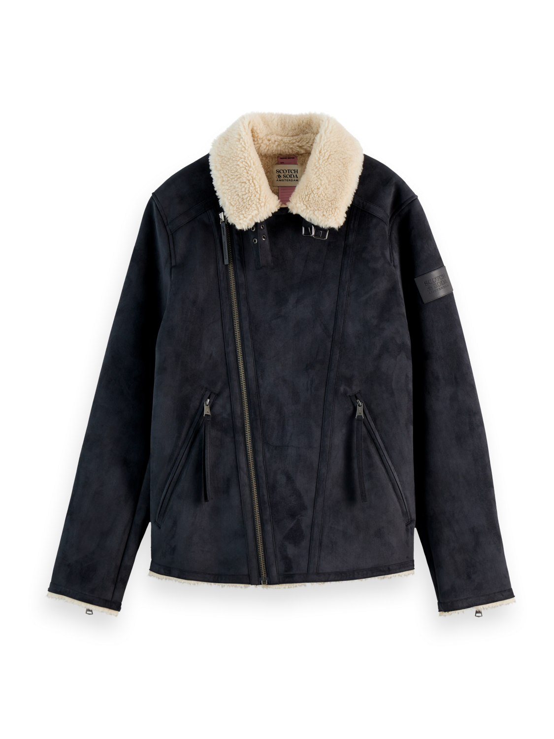 FAUX SHEERLING JACKET