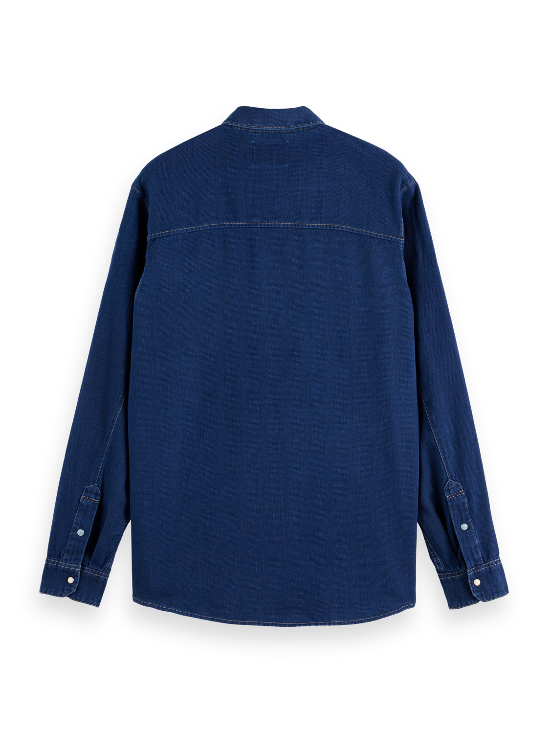 REGULAR FIT PREMIUM INDIGO TWILL WASHED SHIRT