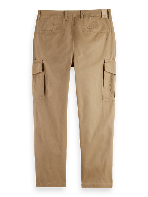 LOOSE TAPERED COTTON-TWILL CARGO PANT