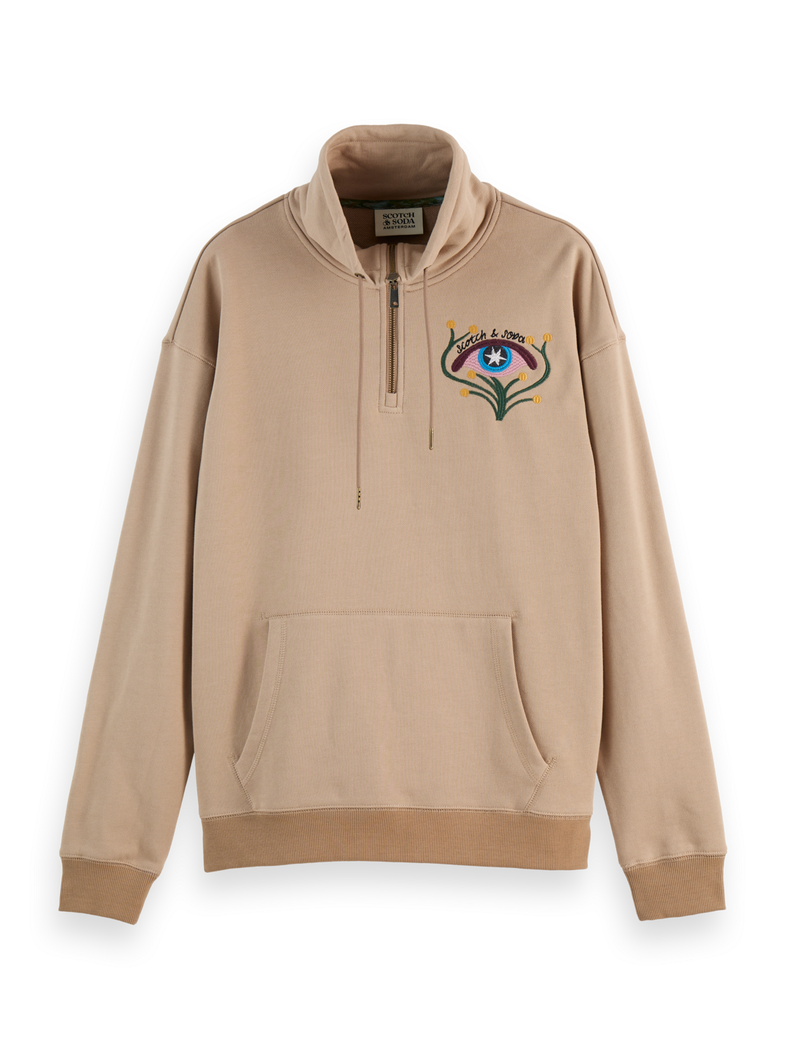 EMBROIDERED ARTWORK SWEATSHIRT