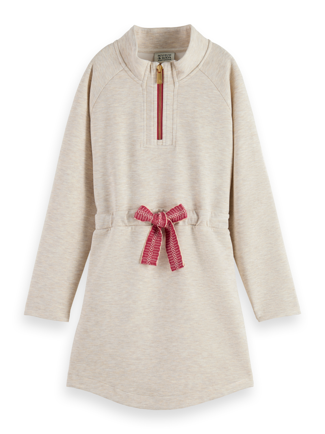 HALF ZIP MODAL DRESS