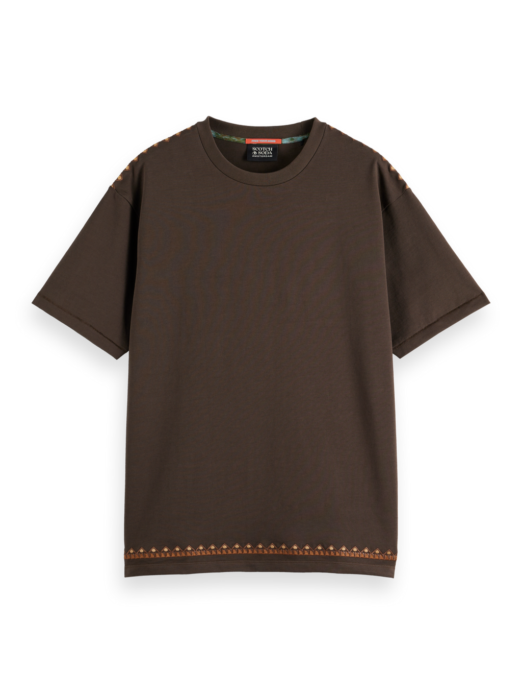 RELAXED FIT EMBROIDERY T-SHIRT