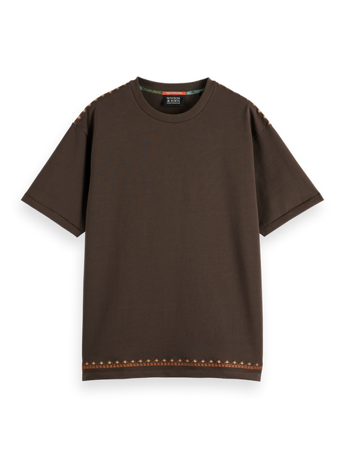 RELAXED FIT EMBROIDERY T-SHIRT