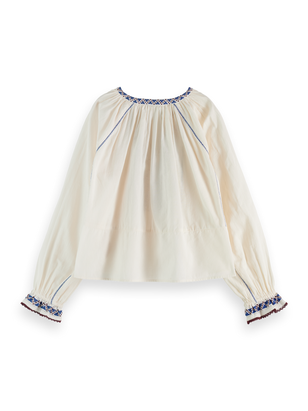 TOP WITH EMBROIDERY DETAILS