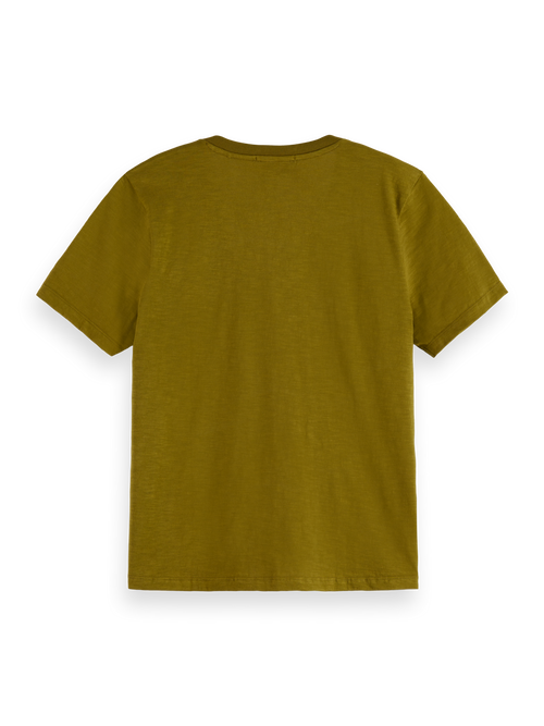 SLUB V-NECK REGULAR FIT T-SHIRT