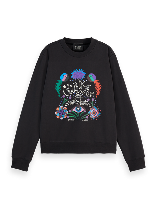 EMBROIDERED REGULAR FIT SWEATSHIRT