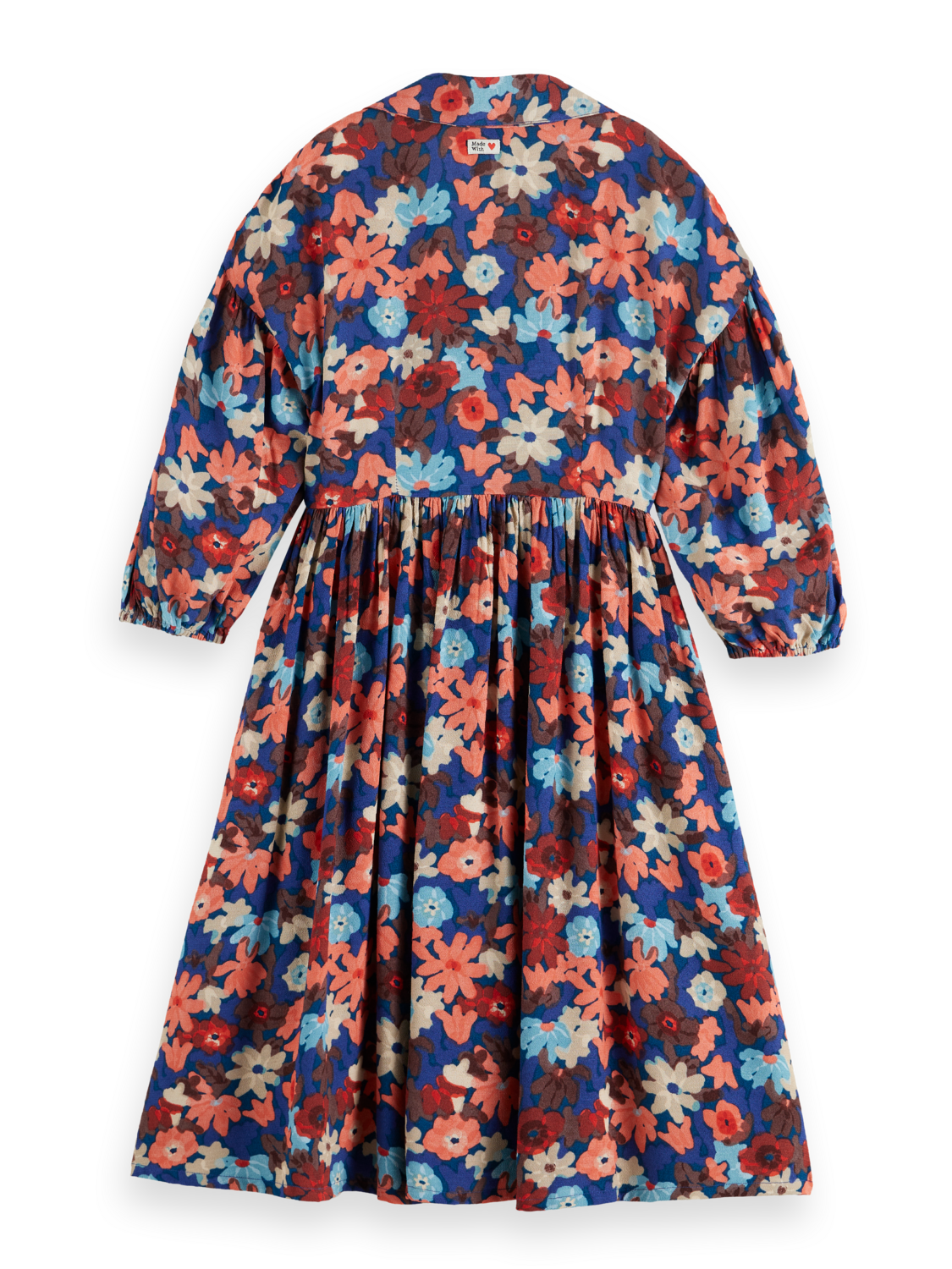 Girls PRINTED VISCOSE MIDI DRESS