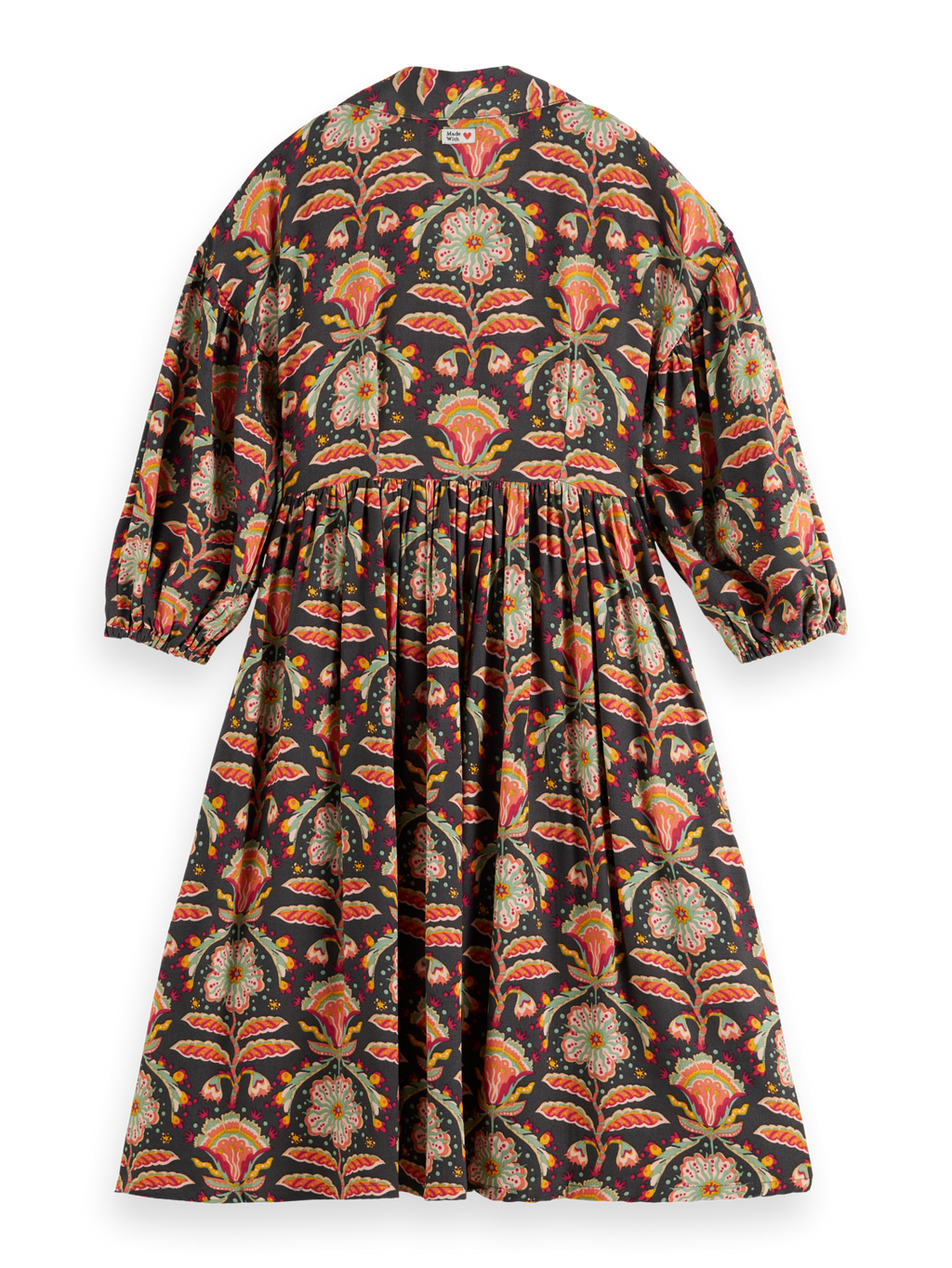 Girls PRINTED VISCOSE MIDI DRESS