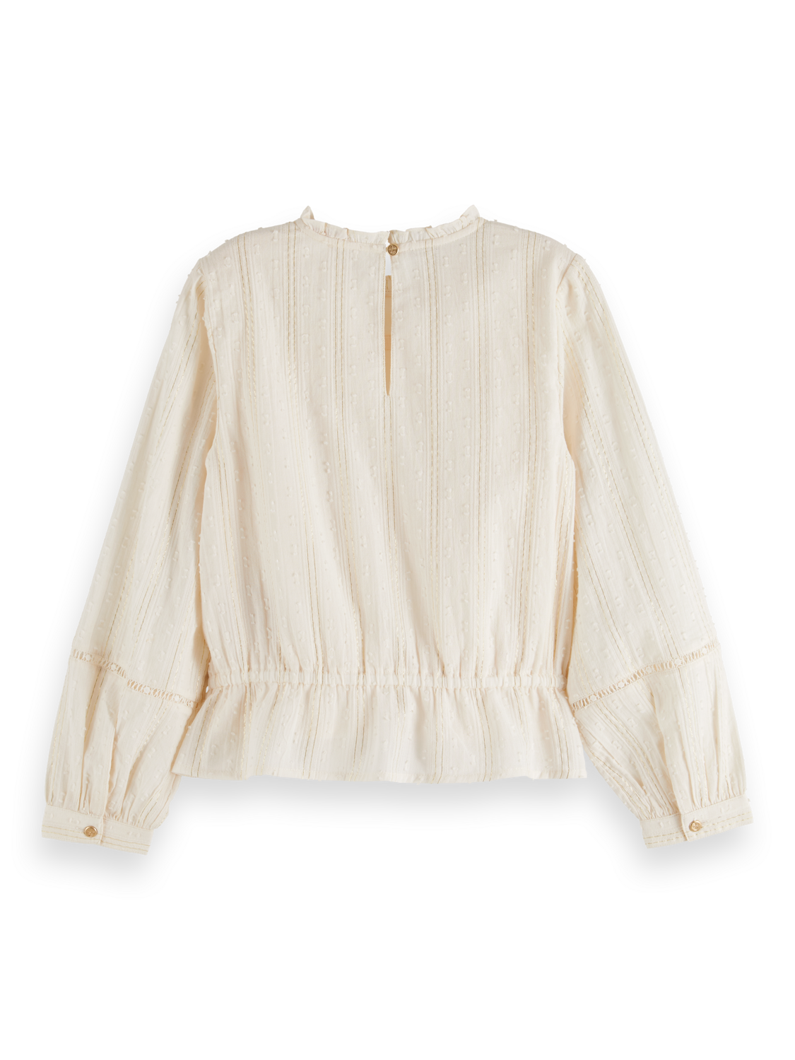 FESTIVE LUREX CLIP JACQUARD TOP