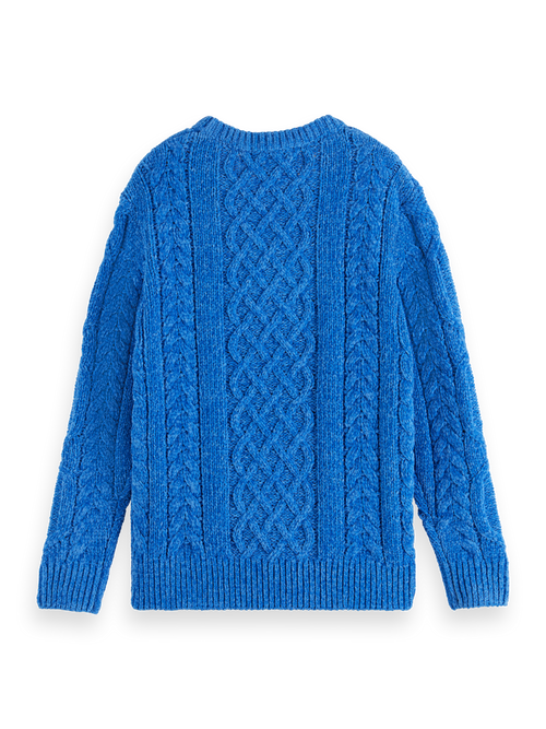 CHENILLE KNIT PULLOVER