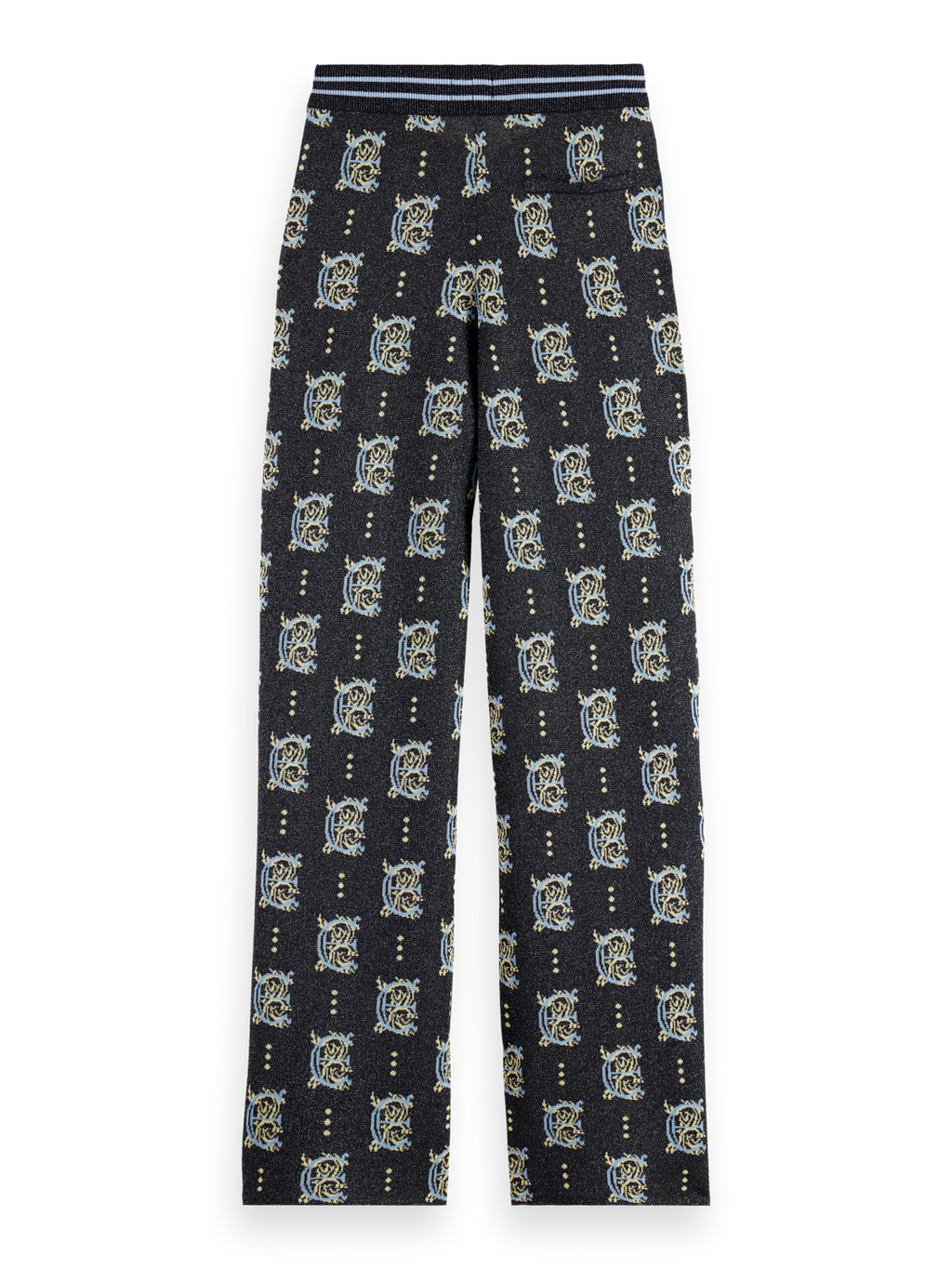 JACQUARD KNITTED TROUSERS