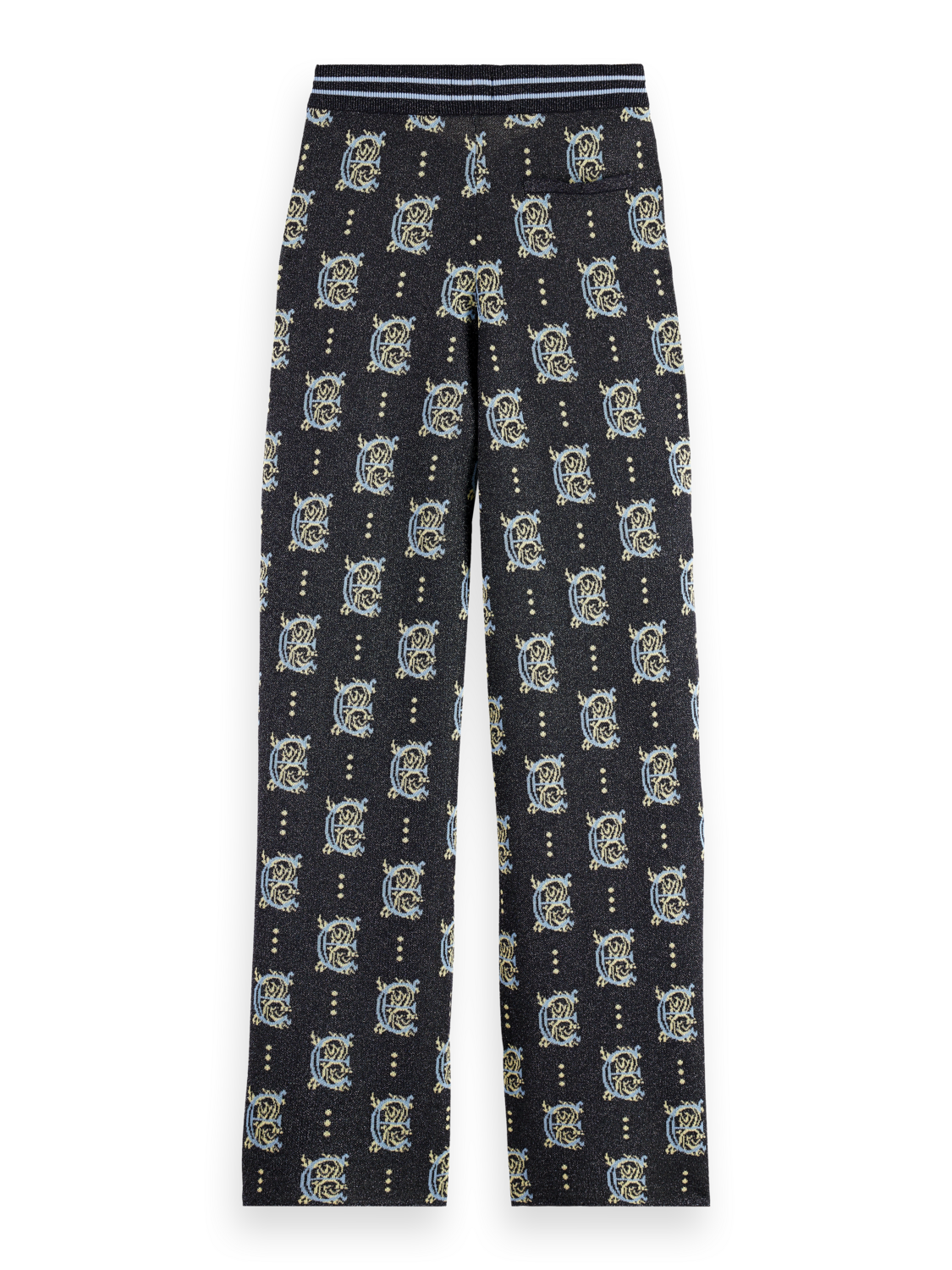 JACQUARD KNITTED TROUSERS