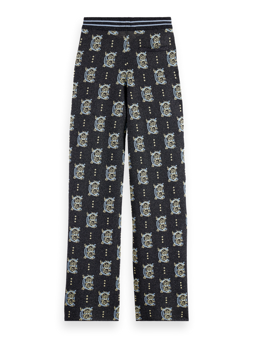 JACQUARD KNITTED TROUSERS