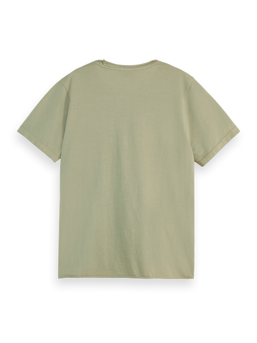 WASHED WITH CHEST ARTWORK RELAXED FIT T-SHIRT