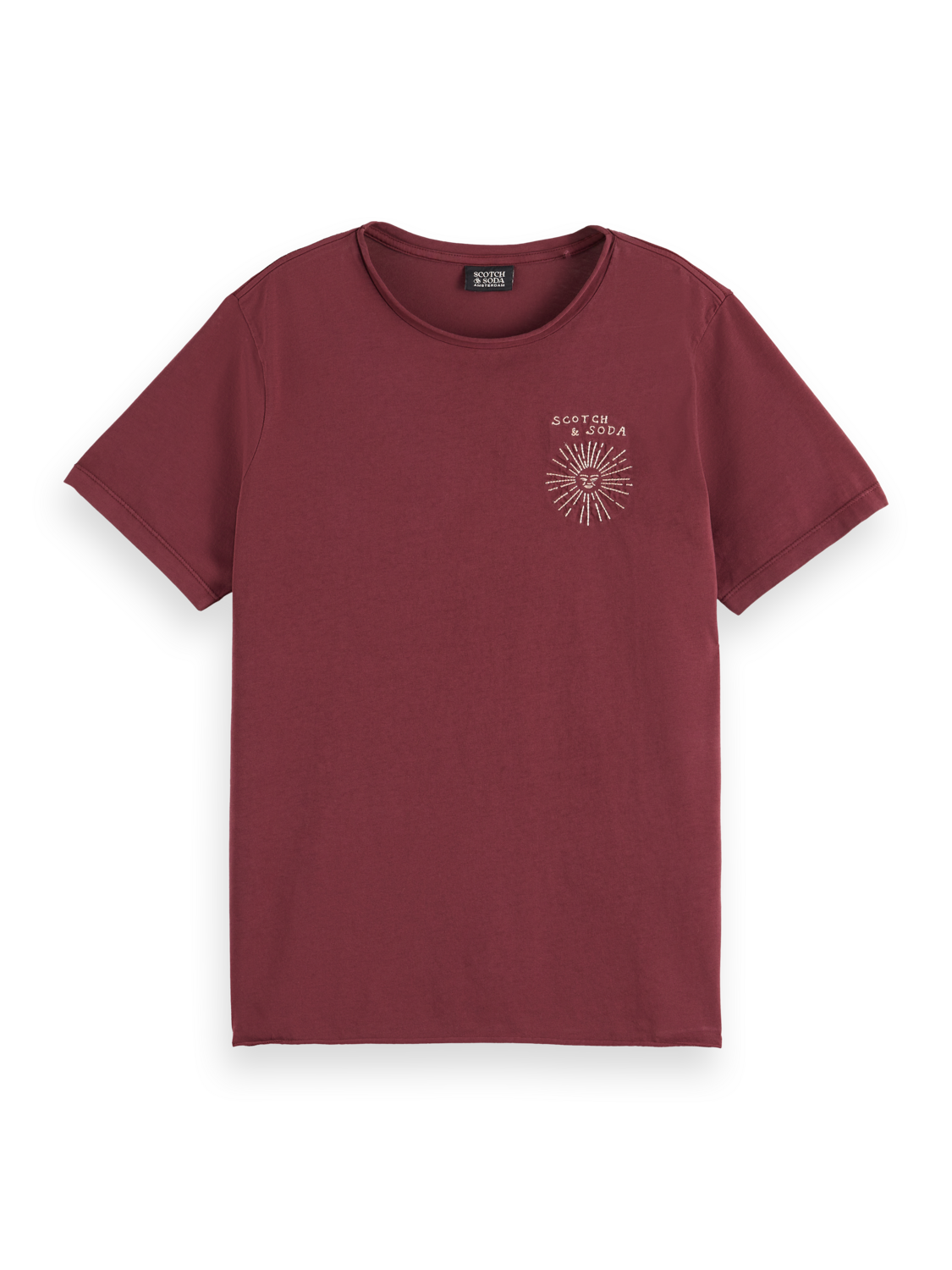 WASHED WITH CHEST ARTWORK RELAXED FIT T-SHIRT