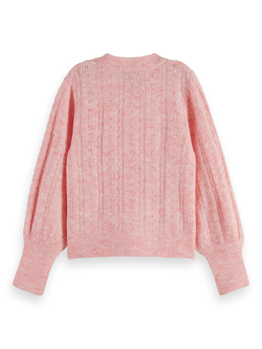 SPACE DYED LIGHTWEIGHT AJOUR KNIT