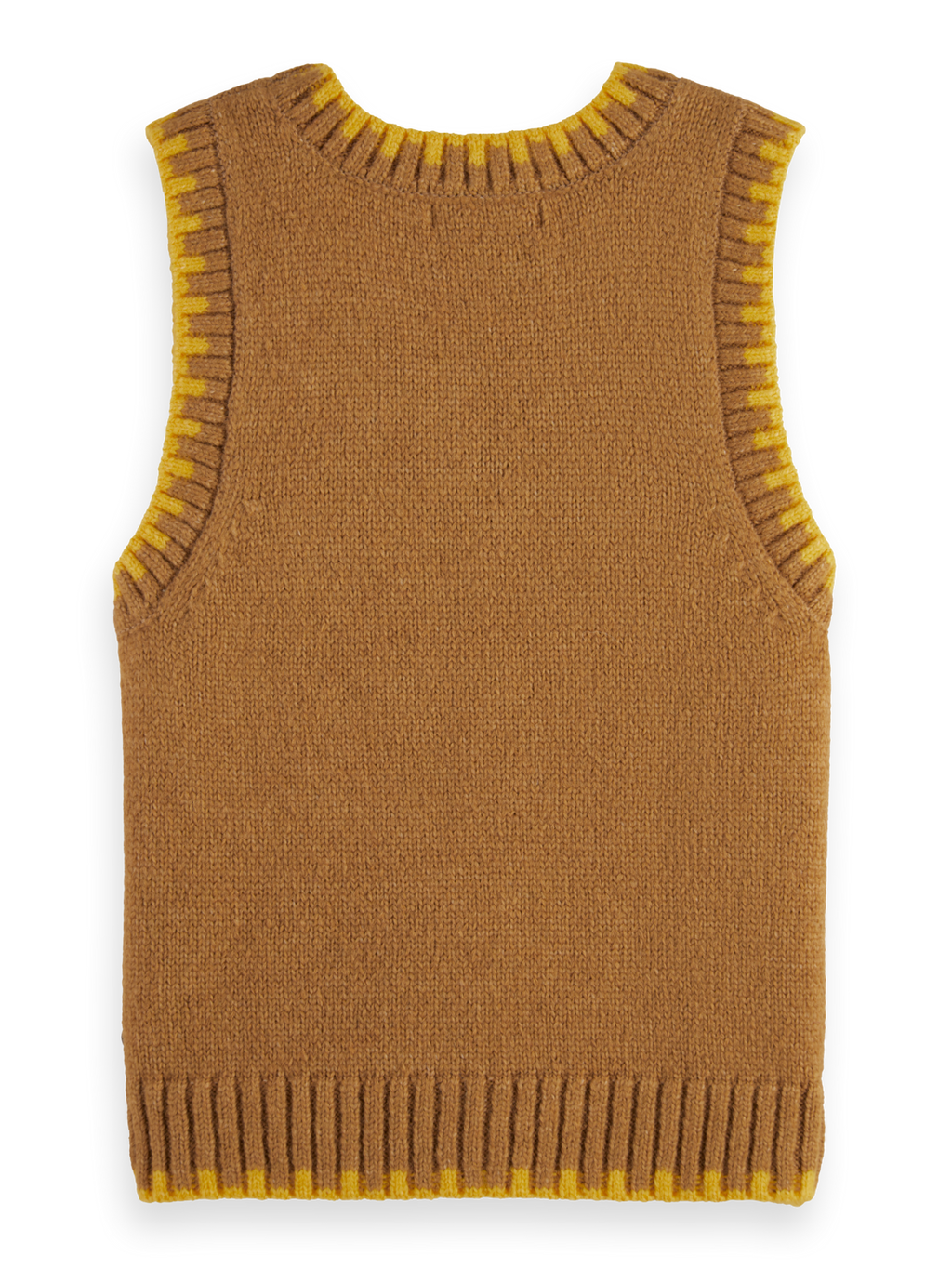 Girls FLUFFY BLANKET STITCH VEST