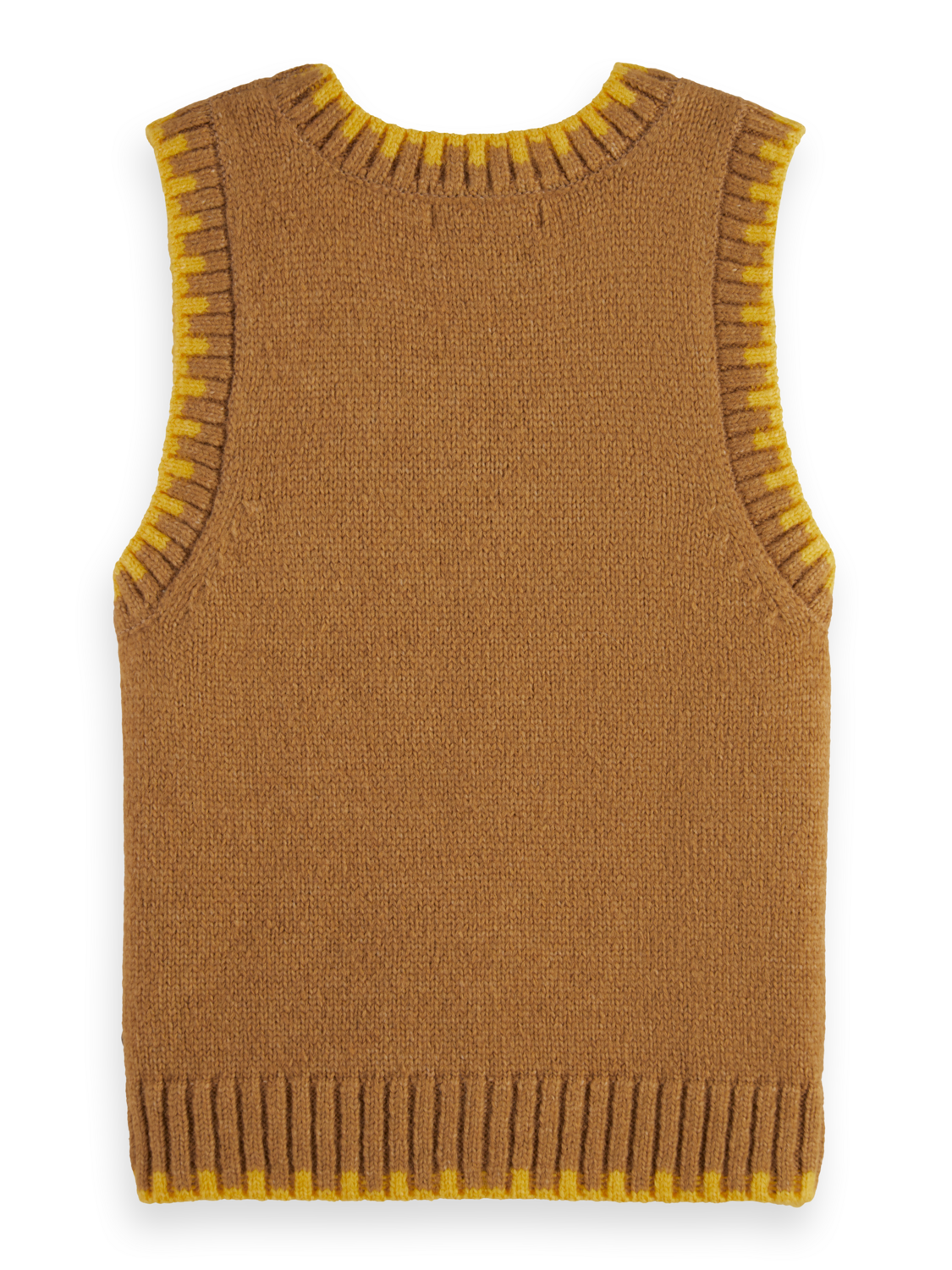 Girls FLUFFY BLANKET STITCH VEST