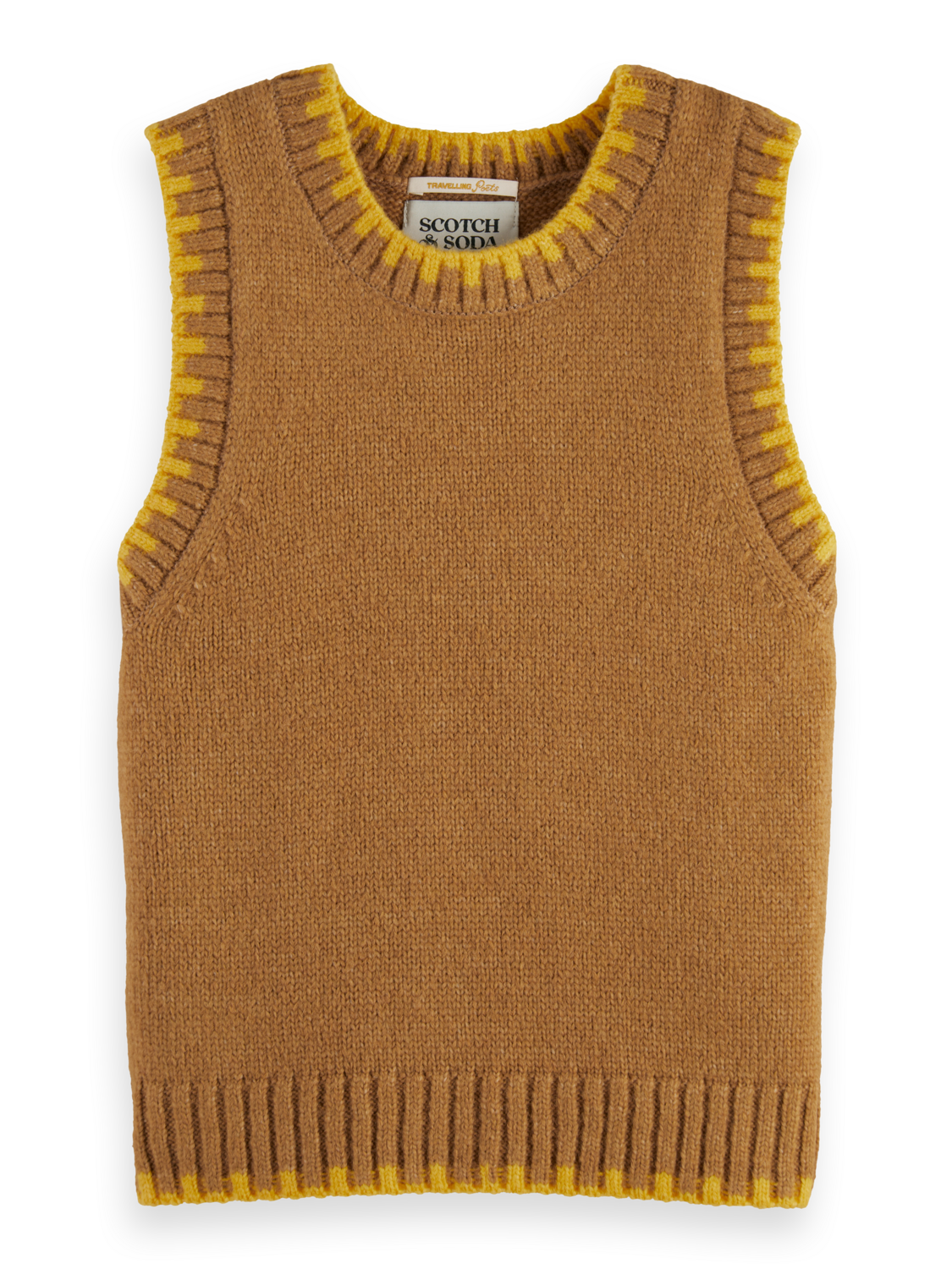 Girls FLUFFY BLANKET STITCH VEST