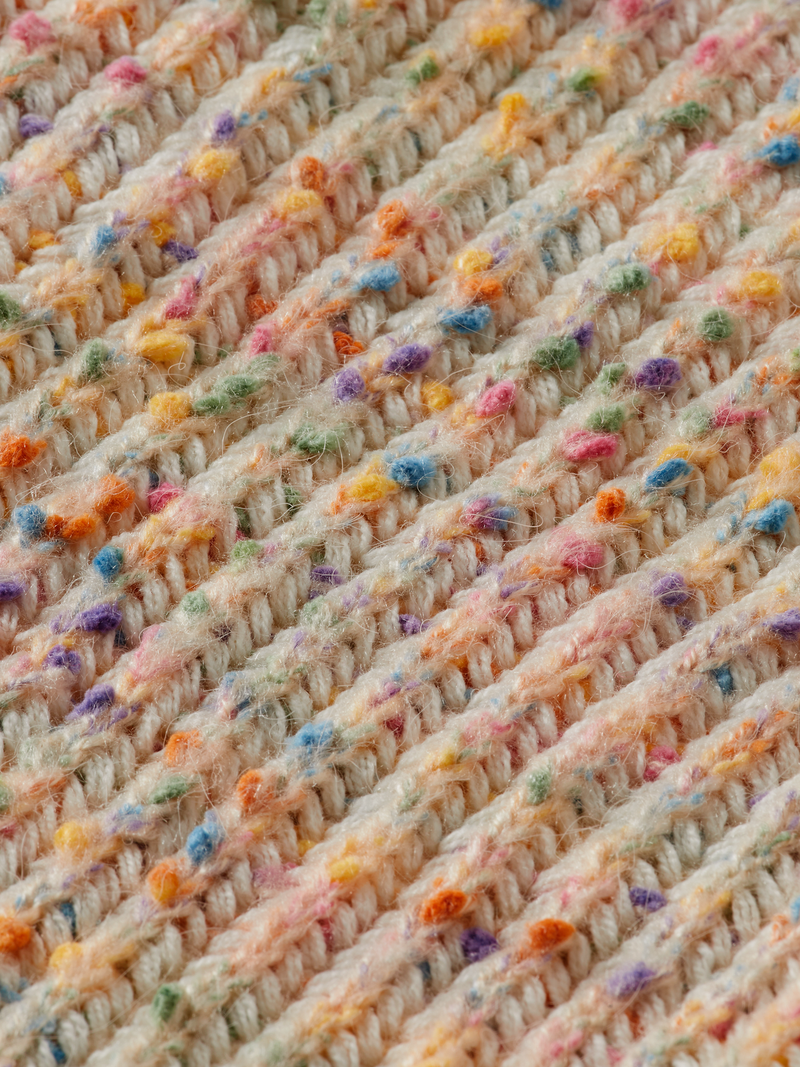 Girls RAINBOW YARN CARDIGAN