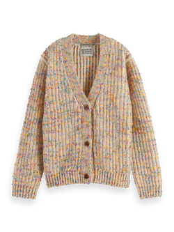 RAINBOW YARN CARDIGAN