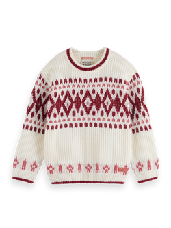 SPARKLY FAIR ISLE PULLOVER