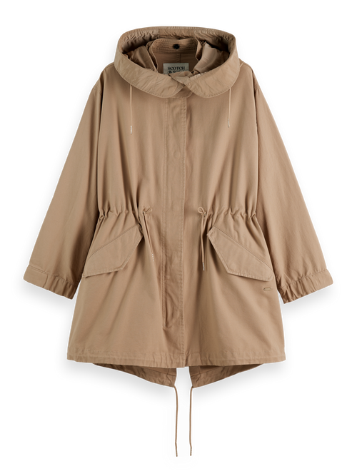 COTTON WASHED PARKA