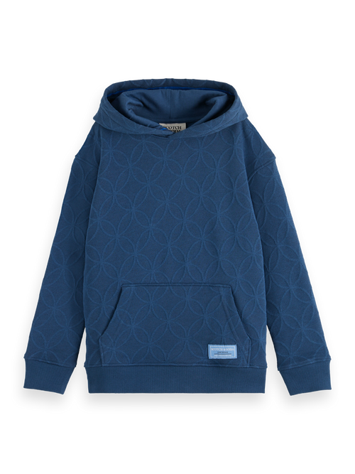 RELAXED-FIT JACQUARD HOODIE