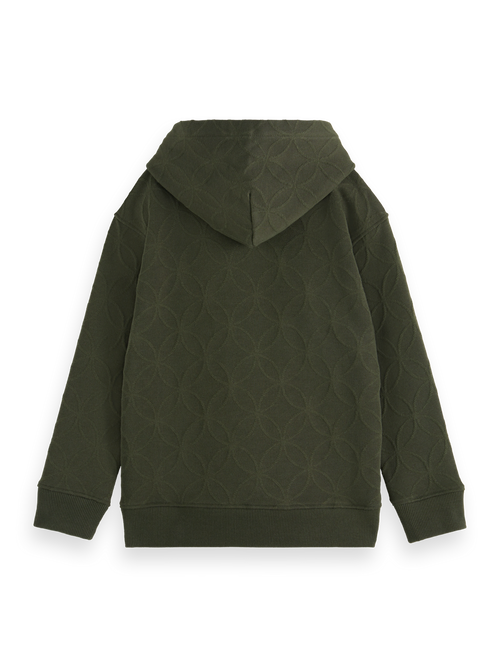 RELAXED-FIT JACQUARD HOODIE